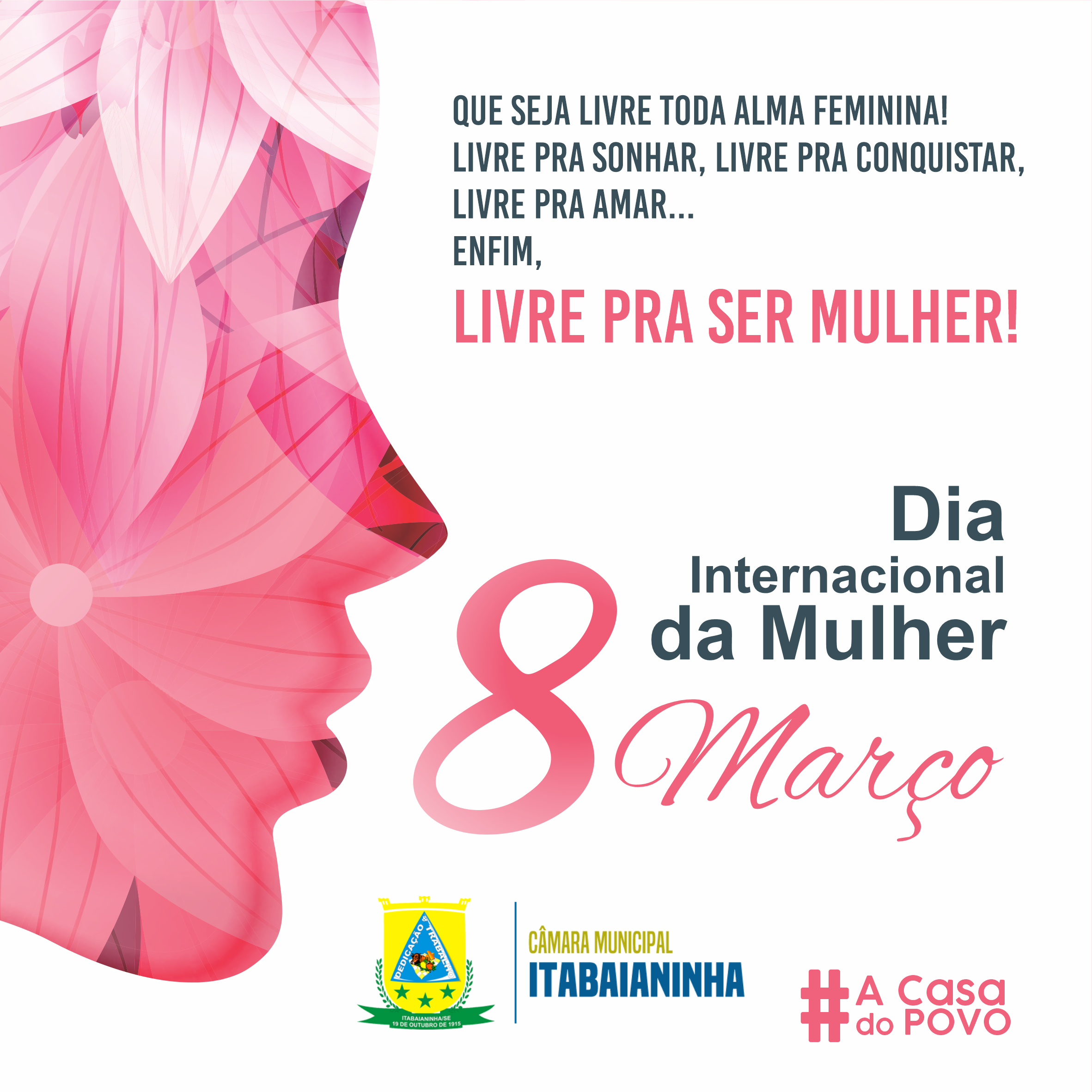 8 de Março • Dia Internacional da Mulher – Prefeitura Municipal de Serrinha